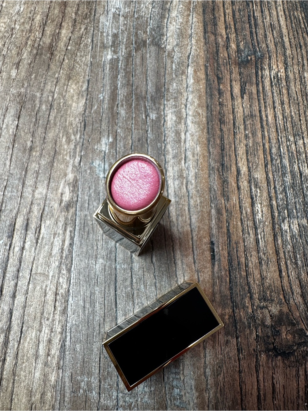 Tom Ford Pink Lipstick in Gold-Trim Case